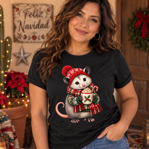 Camiseta Gambá Festivo de Natal