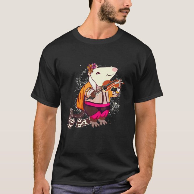 Camiseta gambá-mosquito (Frente)