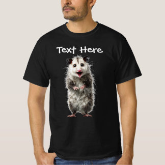 Camiseta Gambá Surpreso Chocado Engraçado