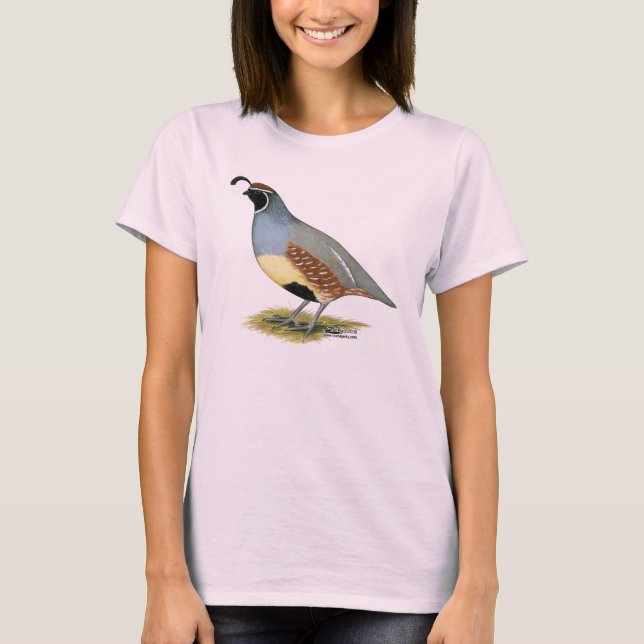 Camiseta Gambel's Desert Quail (Frente)