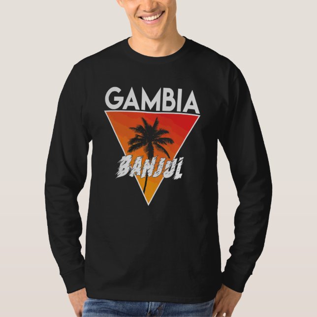 Camiseta Gâmbia Com Cores Ensolaradas (Frente)
