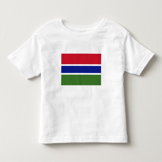 Camiseta Gâmbia Flag (Frente)
