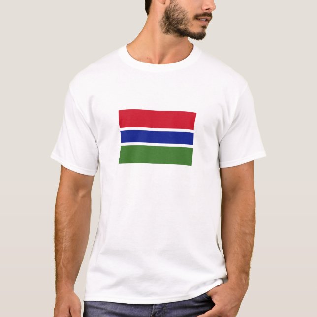 Camiseta Gâmbia Flag (Frente)