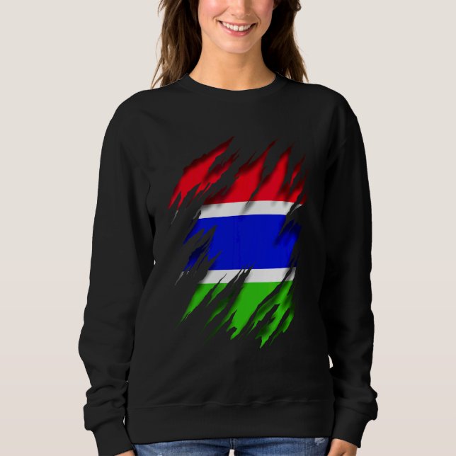 Camiseta Gâmbia Flag (Frente)
