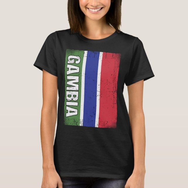 Camiseta Gambian Flag Gambia (Frente)