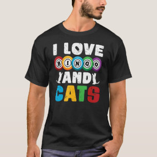 Camiseta Gambling Bingo Player Pet Cat Proprietário B