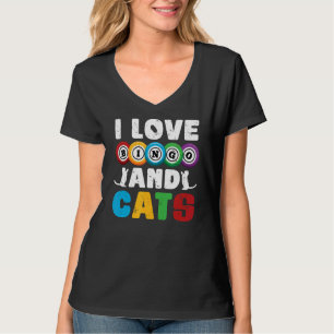 Camiseta Gambling Bingo Player Pet Cat Proprietário B