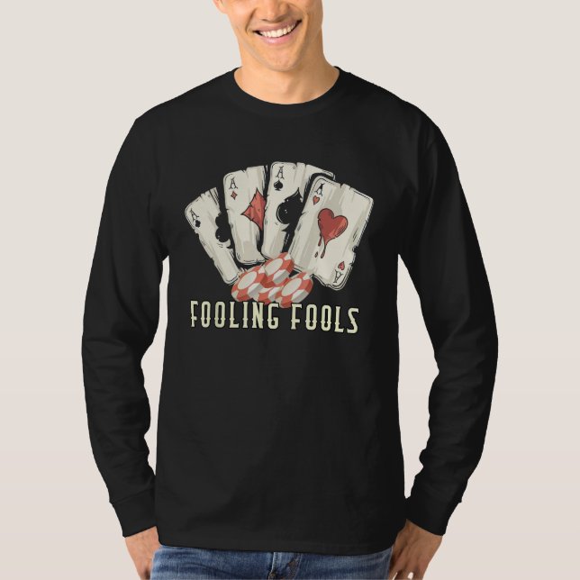 Camiseta Gambling Boss Casino Poker Casino Player Card Game (Frente)