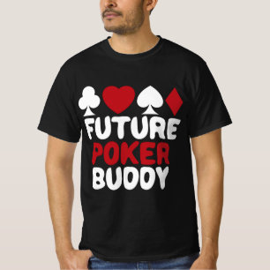 Camiseta Gambre Fofo do Futuro Jogador de Poker Buddy Boy
