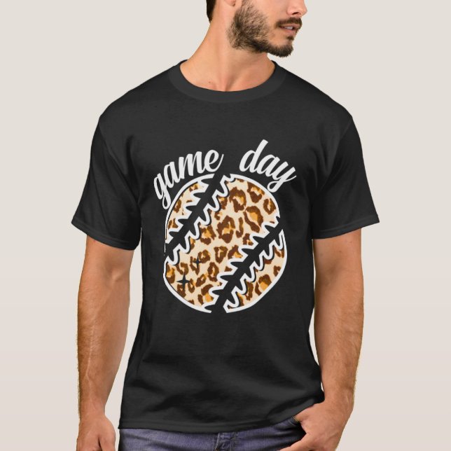 Camiseta Game Day Baseball Softball Pitcher Catcher (Frente)