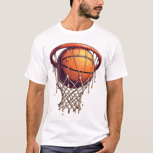 Camiseta Game Day Basketball Drip (Frente)