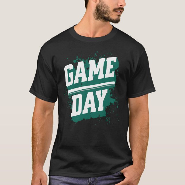 Camiseta Game Day sports shirt for any sports team girl (Frente)