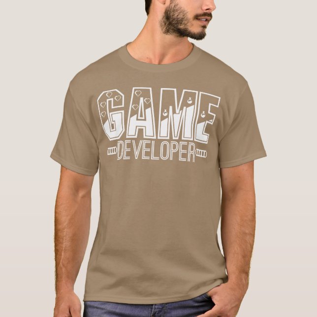 Camiseta Game Developer Programmer Coder Gameplay Coding gi (Frente)