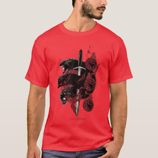 Camiseta Game ofhronesargaryen Dragons Small vintage