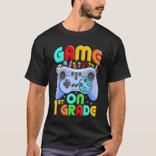 Camiseta Game On 1st Grade Back To School 1st Grade Level U