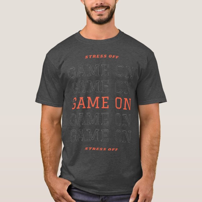Camiseta Game On Let the Fun Begin boy (Frente)