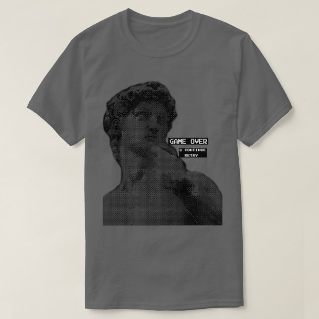 Camiseta Game Over (Frente do Design)