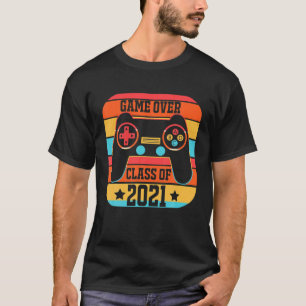 Camiseta Game Over Class Of 2021 - Video Gamer Graduation