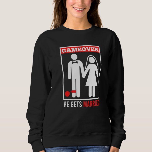 Camiseta Game over  husband groom bachelor party (Frente)