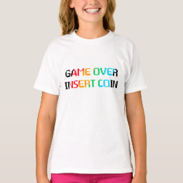 Camiseta Game Over Insert Coin