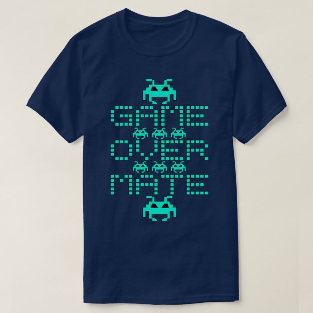 Camiseta Game Over Mate (Frente do Design)