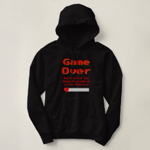 Camiseta Game Over Meme Hoodie Sweatshirt