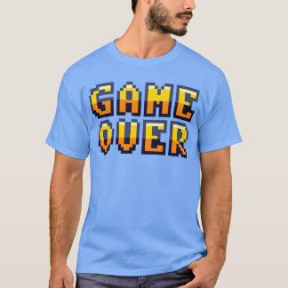Camiseta Game Over retrogaming vintage jogos retrô
