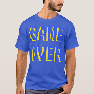 Camiseta Game Over slogan engraçado Jogos Retro anos 80 gar