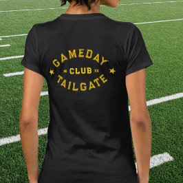 Camiseta Gameday Tailgate Club Custom Yellow Futebol Crest