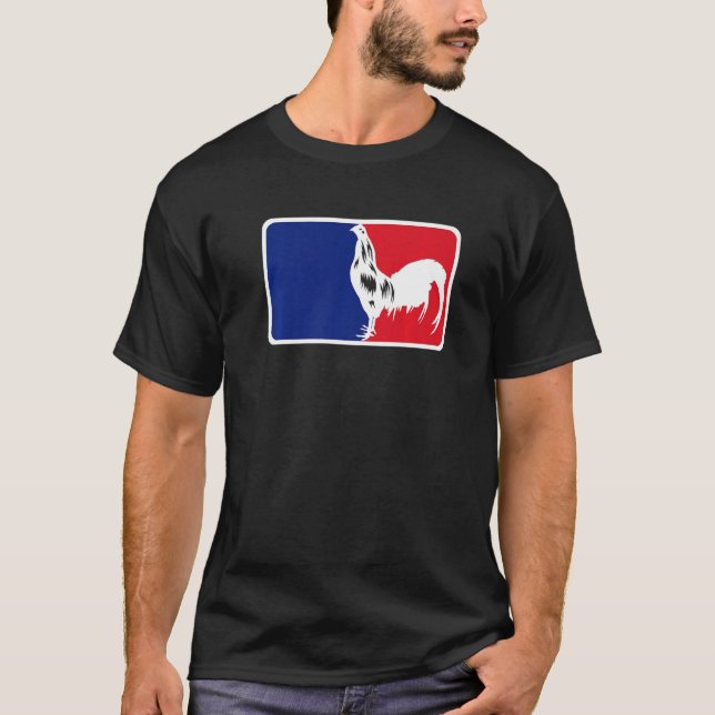 Camiseta GameFowl League Rooster Chicken Gallero Gallegos F (Frente)