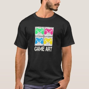 Camiseta Gamepad De Jogo Vintage Para Gamers De Retros E Ne