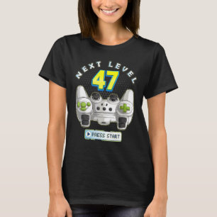 Camiseta Gamer 47th Birthday Next Level 47 Game Controller 