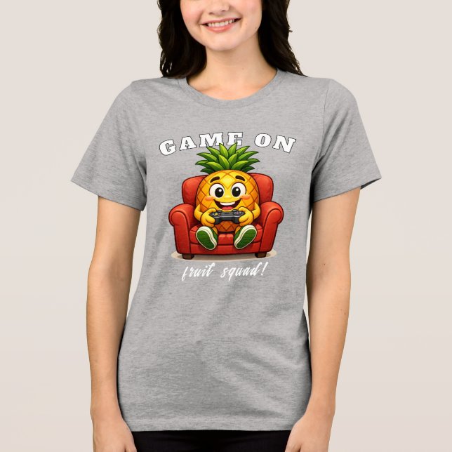 Camiseta gamer abacaxi (Frente)