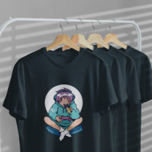Camiseta Gamer Anime Girl