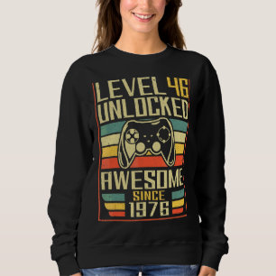 Camiseta Gamer Aniversário 46 Homens Mulheres Jogando Incrí