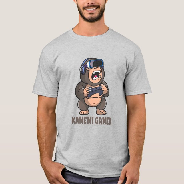 Camiseta Gamer arábico gamer tunisiano KANENI (Frente)