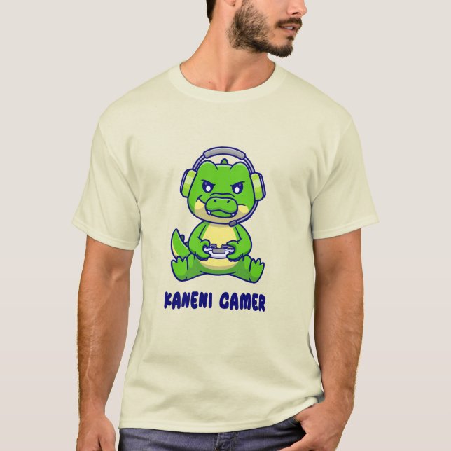 Camiseta Gamer arábico gamer tunisiano KANENI (Frente)