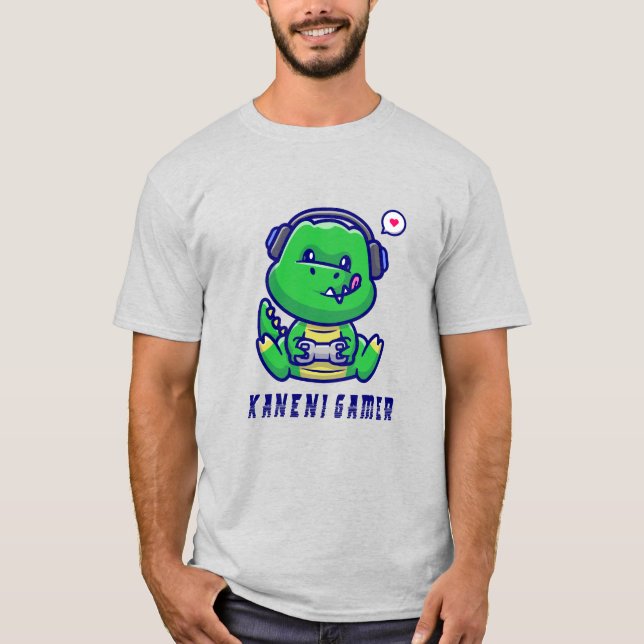 Camiseta Gamer arábico gamer tunisiano KANENI (Frente)