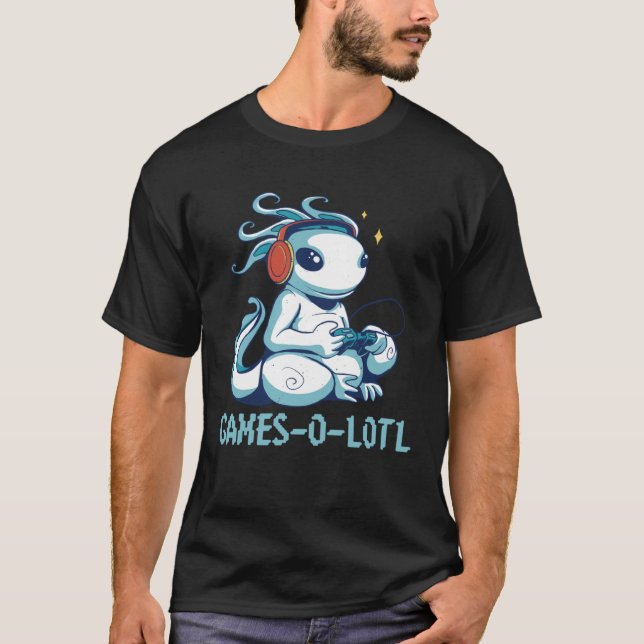 Camiseta Gamer Axolotl (Frente)