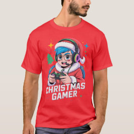 Camiseta Gamer Christmas Gifts Cool Kids Holiday Gamer