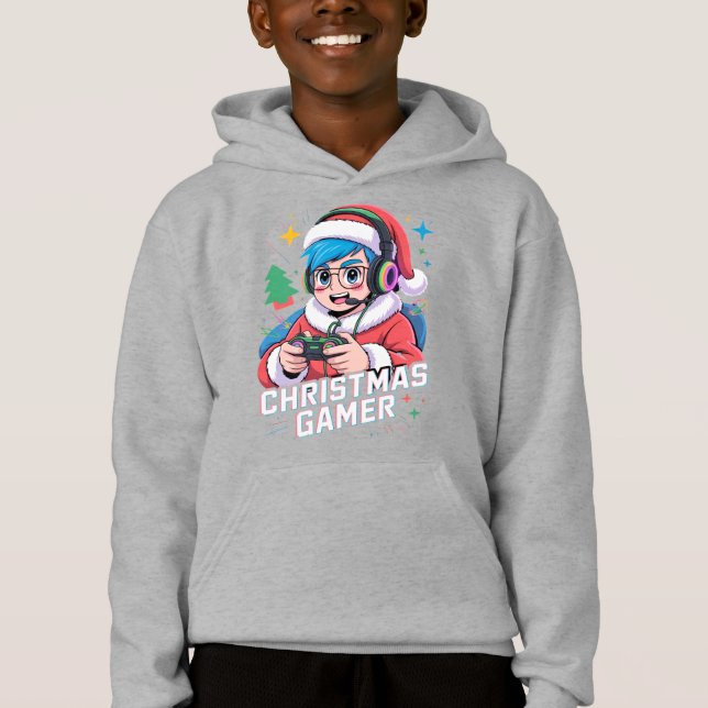 Camiseta Gamer Christmas Gifts Cool Kids Holiday Gamer  (Frente)