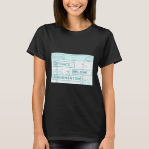 Camiseta Gamer Computer Pc Nerd Legal Peace Love Badmin