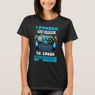 Camiseta Gamer Console I Pausa Meu Jogo Para Esmagar 11