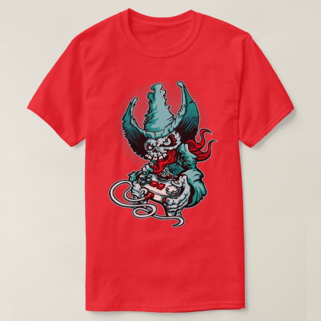 Camiseta Gamer Cowboy Skeleton (Frente do Design)