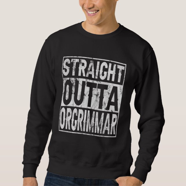 Camiseta Gamer da Horda Straight Outta Orgrimmar (Frente)