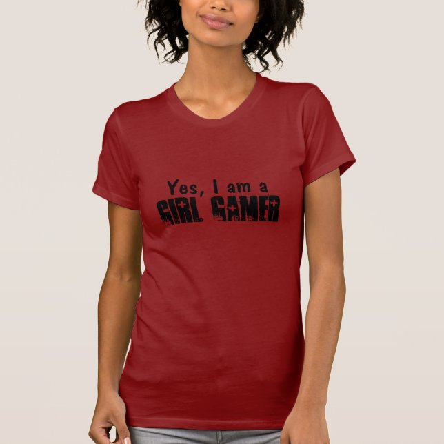 Camiseta Gamer da menina (Frente)
