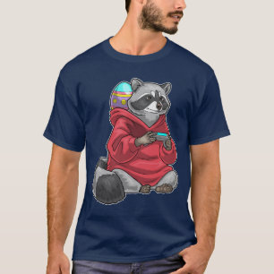Camiseta Gamer da Páscoa Mapache