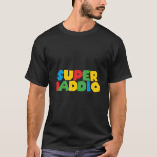 Camiseta Gamer Daddio Funny Super Pai Engraçado Aniversário