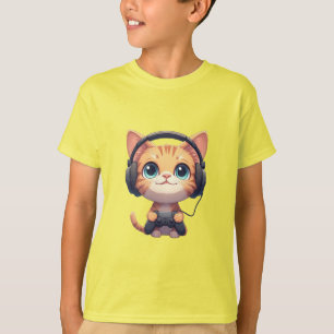 Camiseta Gamer de Gato Engraçado – Presente para Amantes de