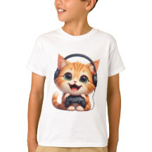 Gamer de Gato Engraçado - Presente para Amantes de